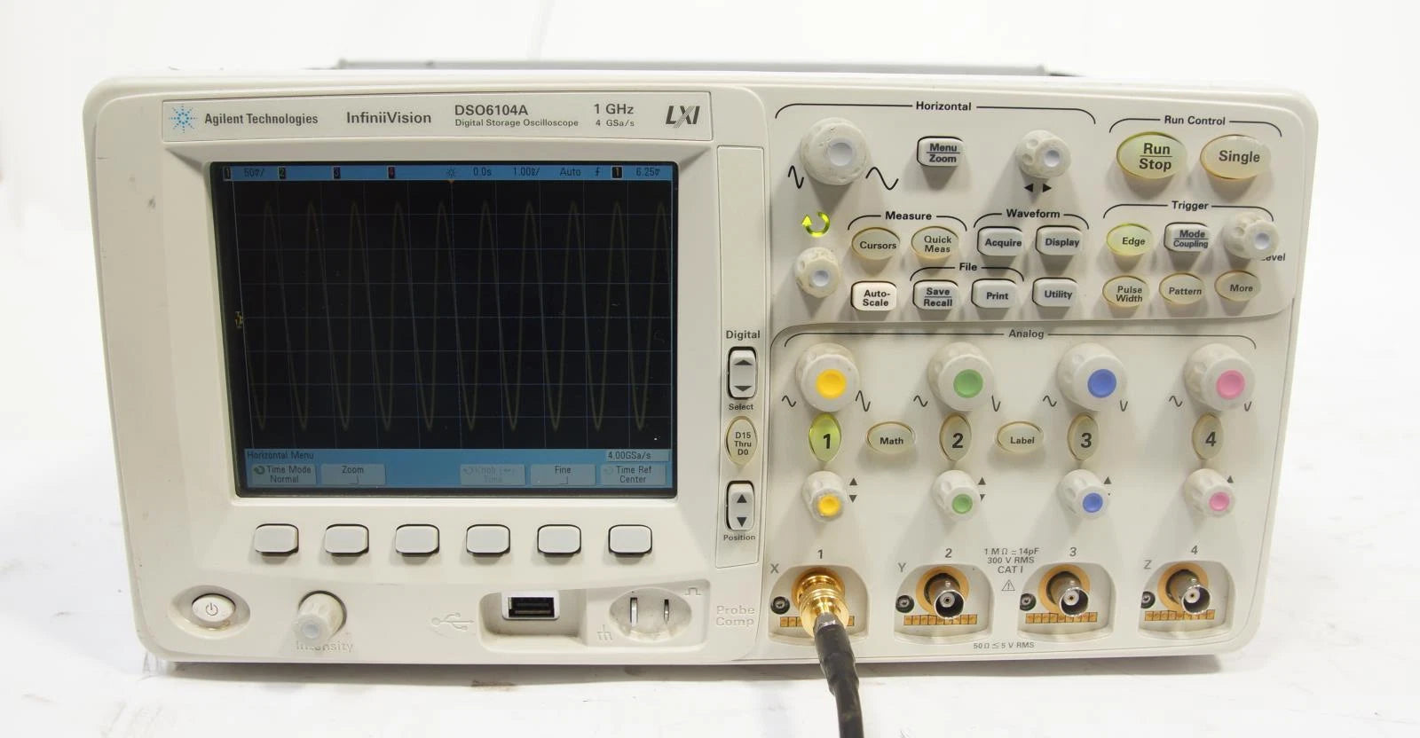 Agilent DSO 6104A Digital Signal Oscilloscope 1GHz 4GS/s Opt. 8M MST E00