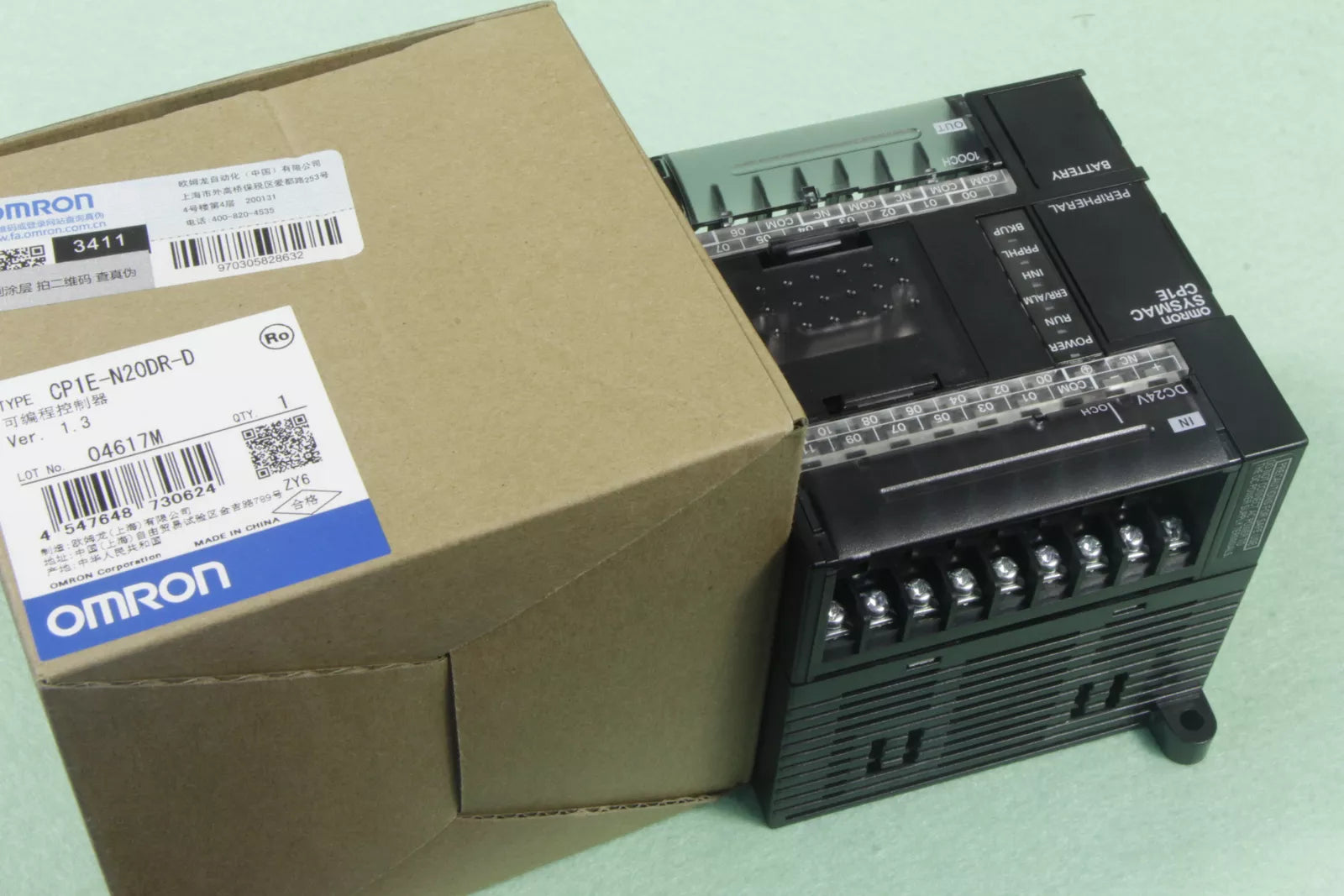 OMRON PLC CP1E-N20DR-D Programmable Controller