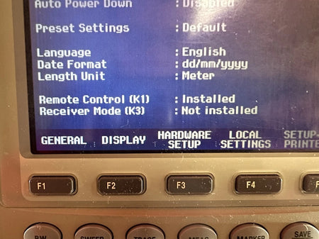 Rohde and Schwarz FSH18 Opt K1 Spectrum Analyzer 10MHz to 18GHz
