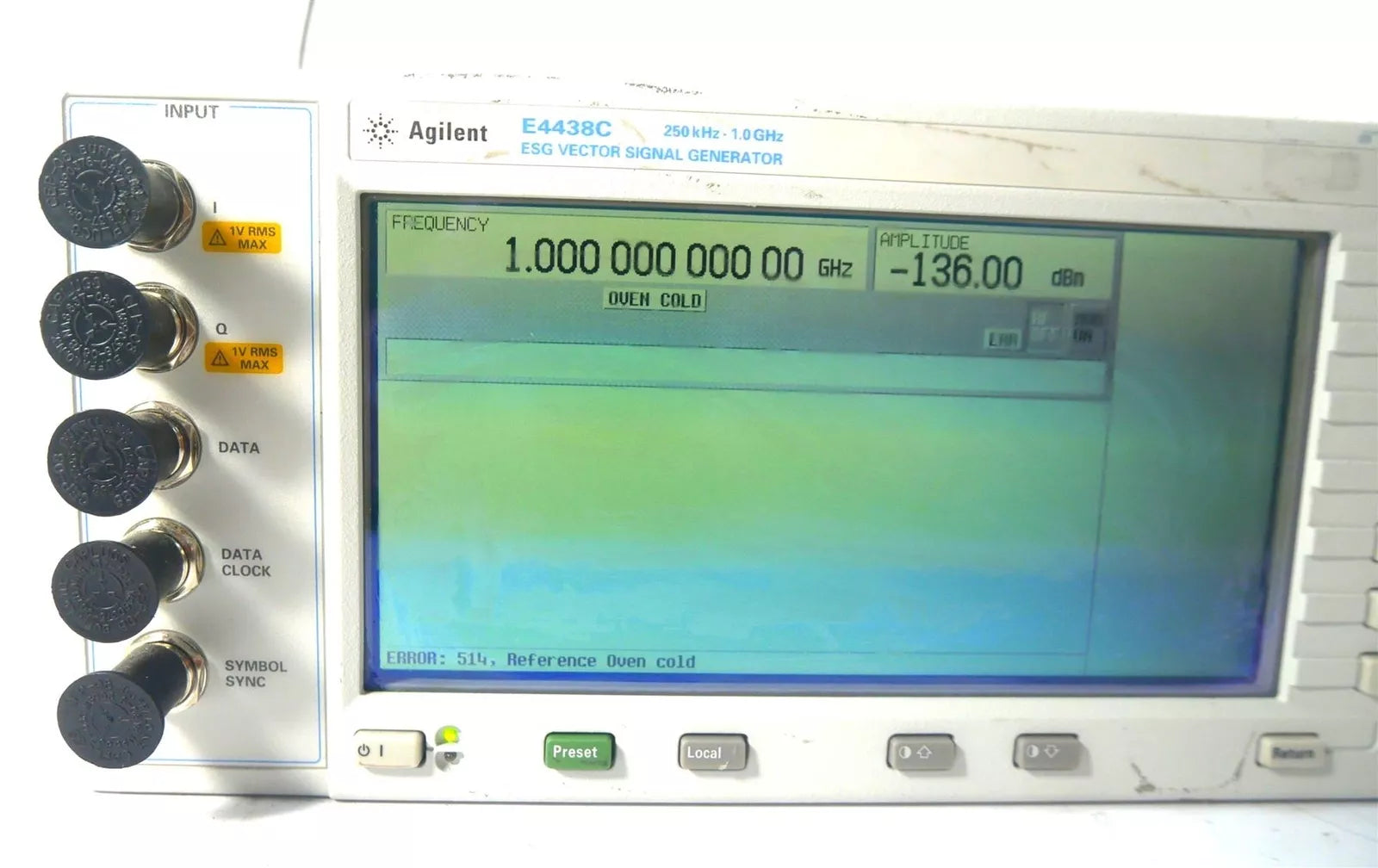 Agilent E4438C Vector Signal Generator 250kHz-1GHz