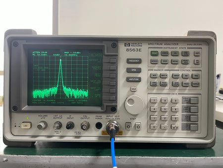 HP Agilent 8563E spectrum analyzer 9KHz to 26.5GHz w/ 85620A_00356 - XG eqpt