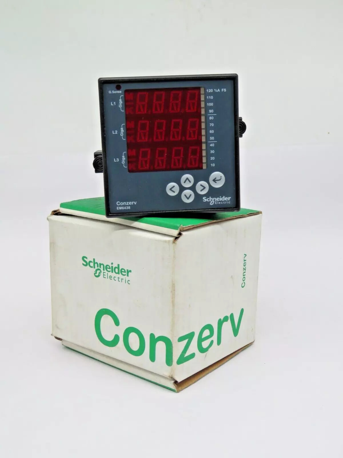 Set of 5 Schneider Electric EM6433 Conzerv Power and Energy Meter 80-600V - New