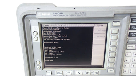Agilent E4404B ESA-E Series Spectrum Analyzer 9kHz-6.7GHz