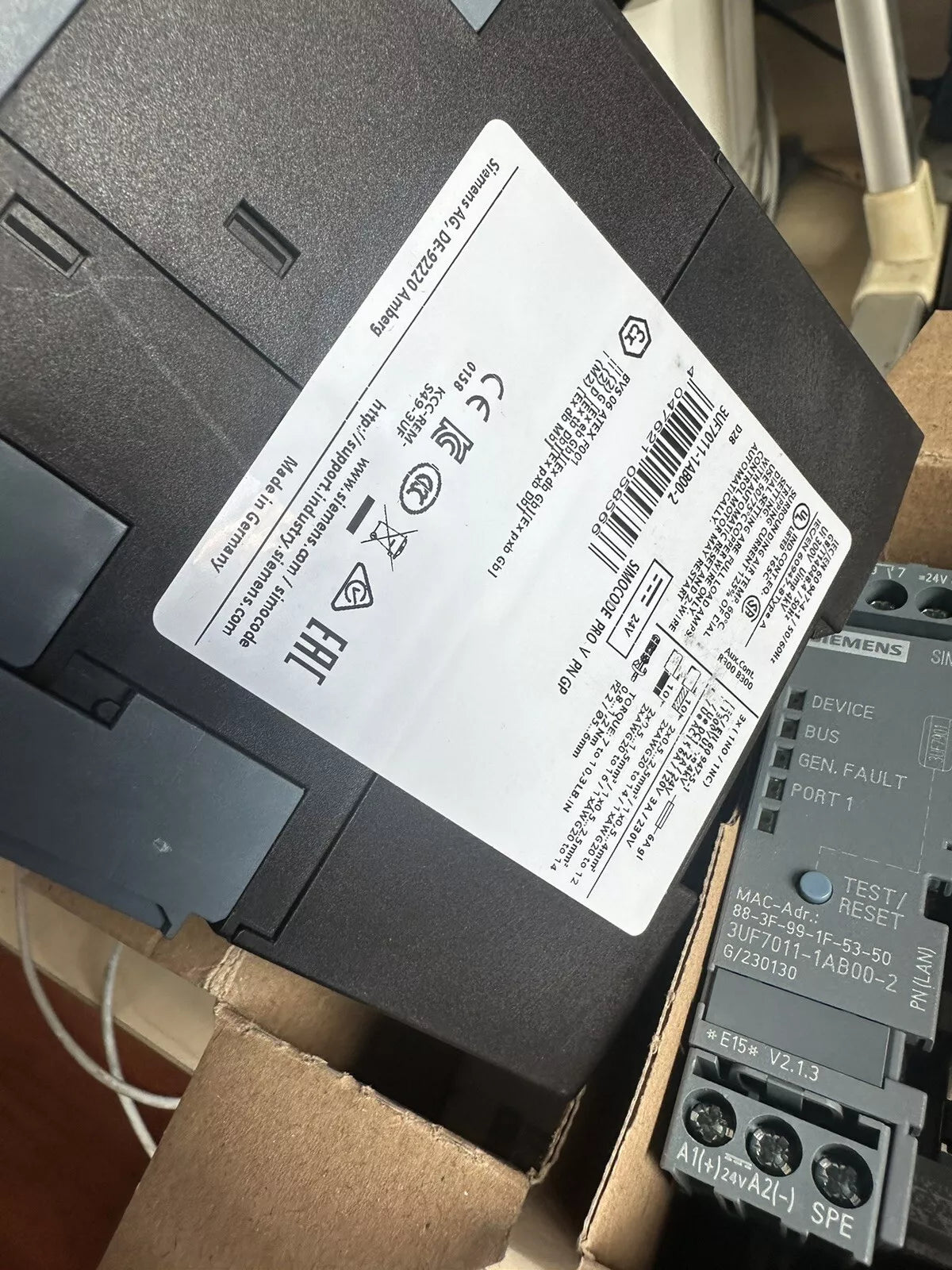 SIMOCODE Pro V/PROFINET DC2 3UF7011-1AB00-2