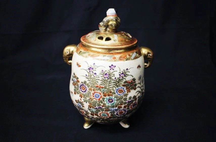 Insence burner satsuma porcelain