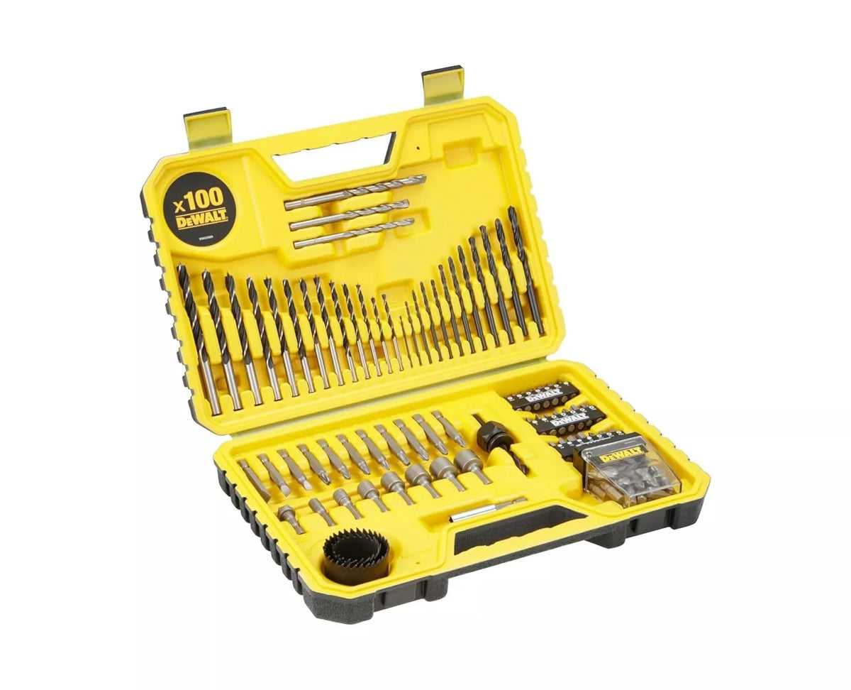 DEWALT DT71563-QZ 100-Piece Drill Bit Set with Magnetic Holder