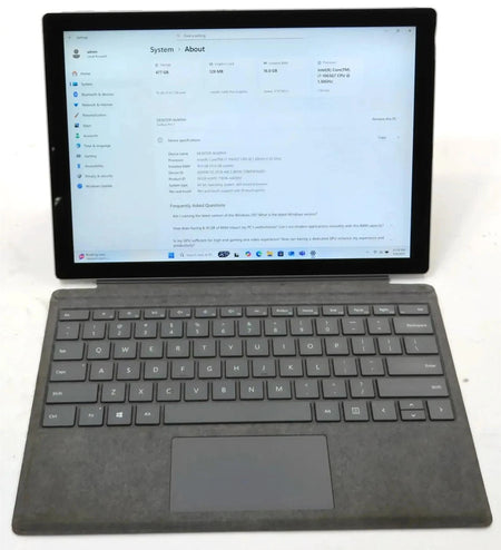 Microsoft Surface Pro 7 1866 Core i7-1065G7 1.30GHz 16GB 512GB Win 11 Pro