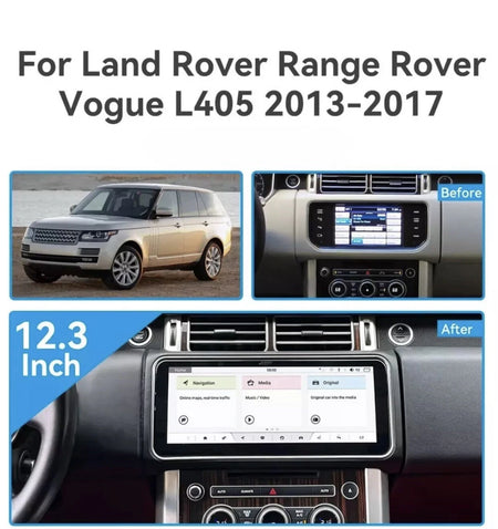 12.3" For Land Rover Range Rover Vogue L405 2013-2017 Android Car Radio Stereo