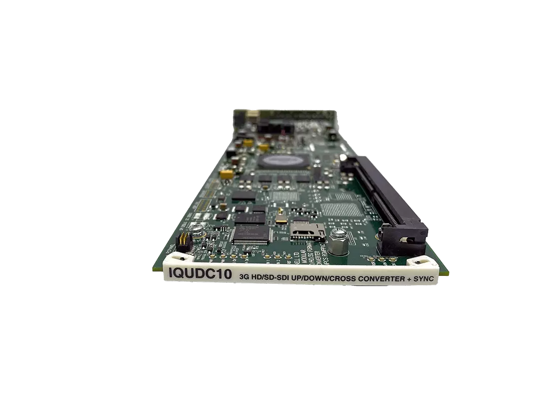IQUDC10 3G/HD/SD-SDI Up, Down and Cross Converter with Synchronizer Licensed