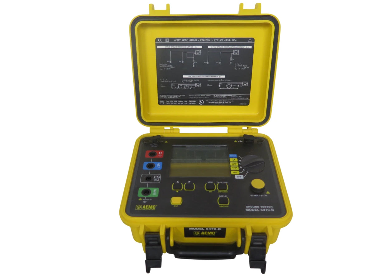 Aemc Ground Resistance Tester 6470-B - Free Shipping