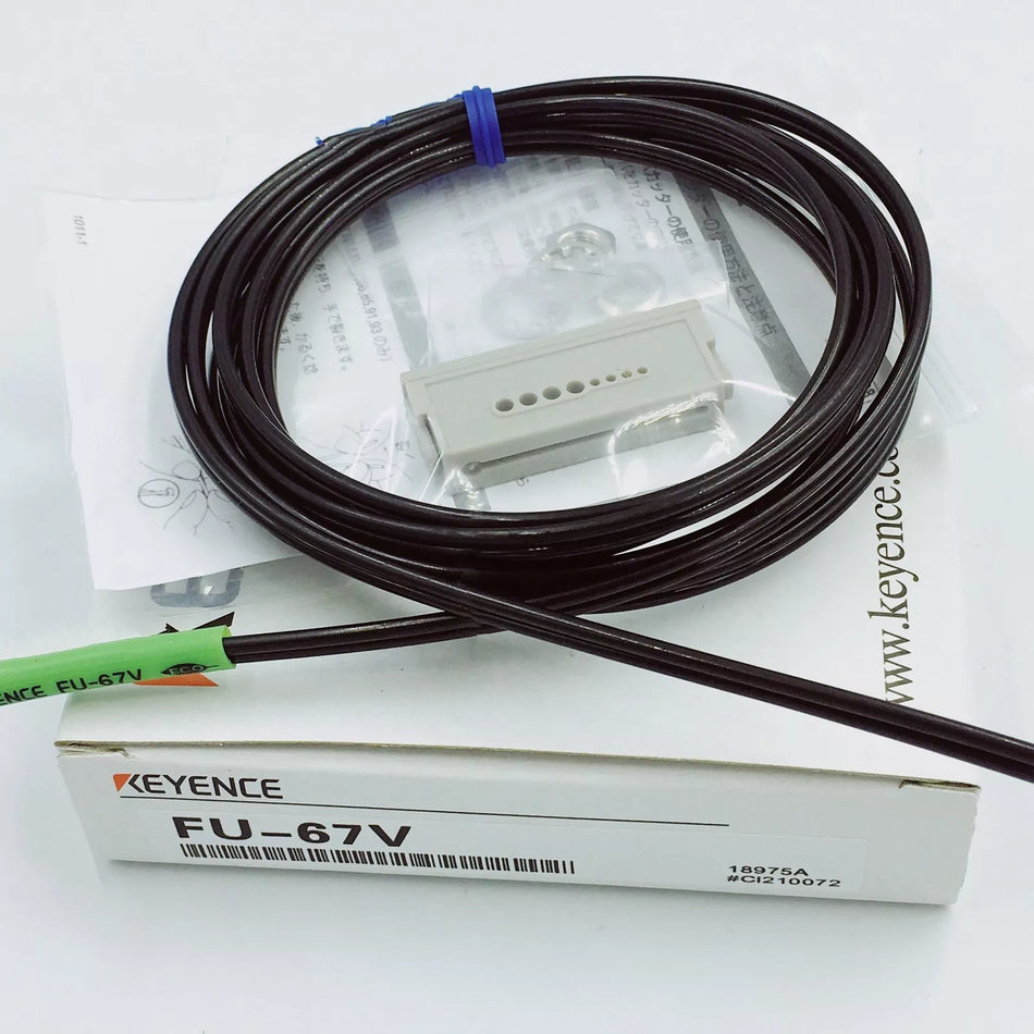 Keyence FU-67V Fiber Optic Sensor FU67V Cable New In Box