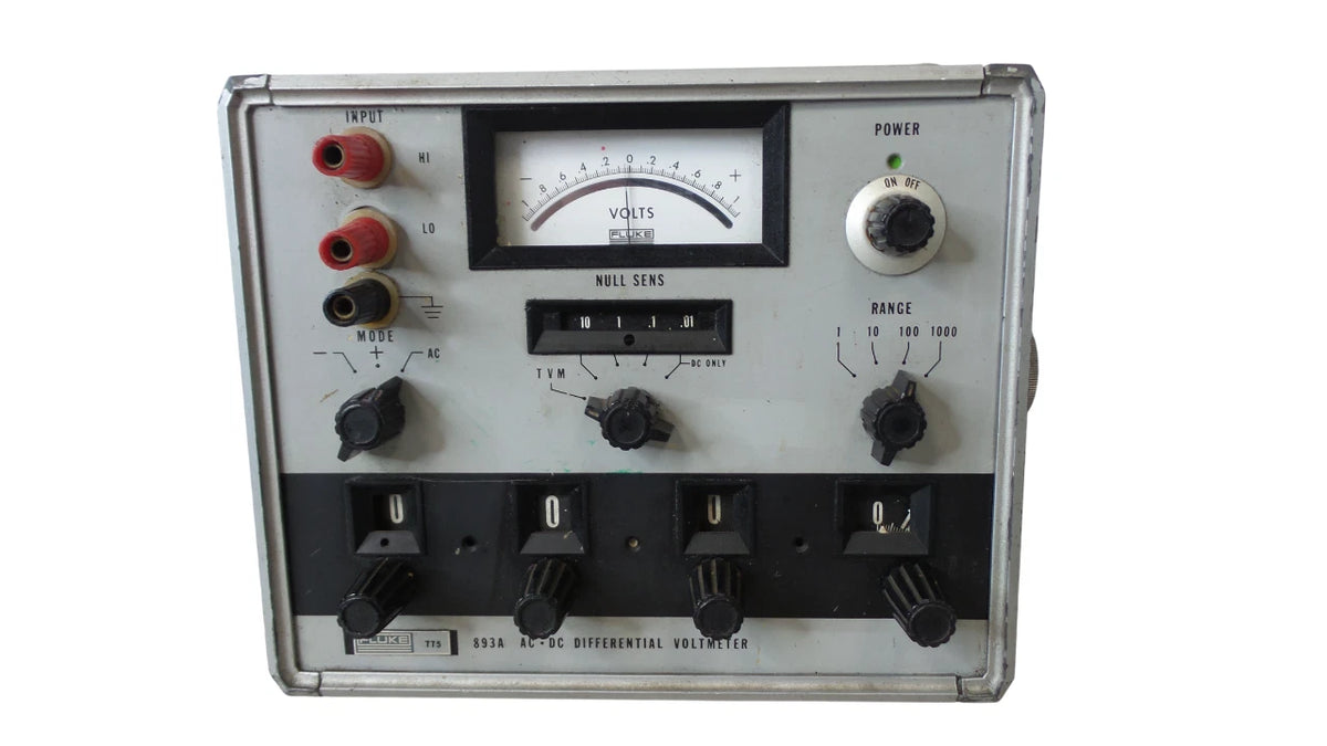 Fluke 893A AC-DC Differential Voltmeter - Free Shipping