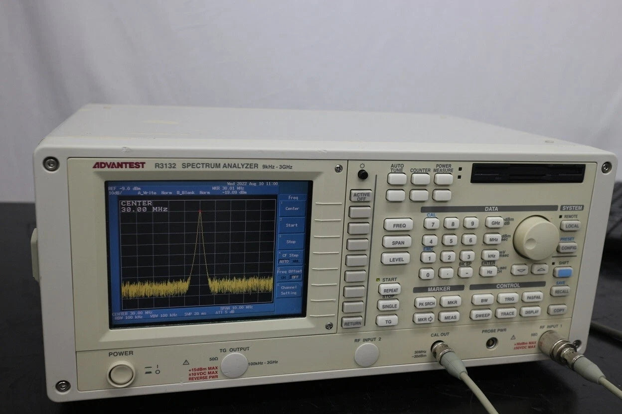 ADVANTEST R3132 9KHz-3GHz Spectrum Analyzer
