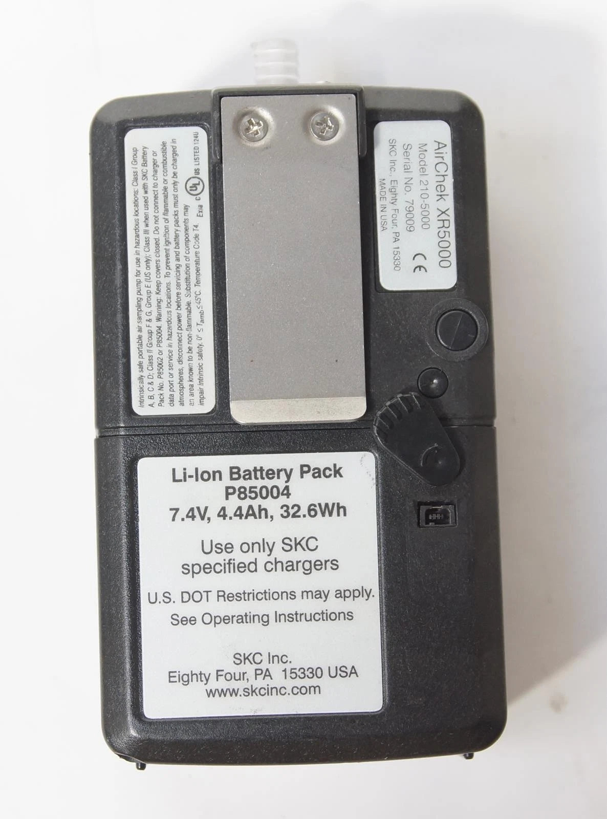 SKC AIRCHEK XR5000 AIR SAMPLER PUMP MODEL 210-5000