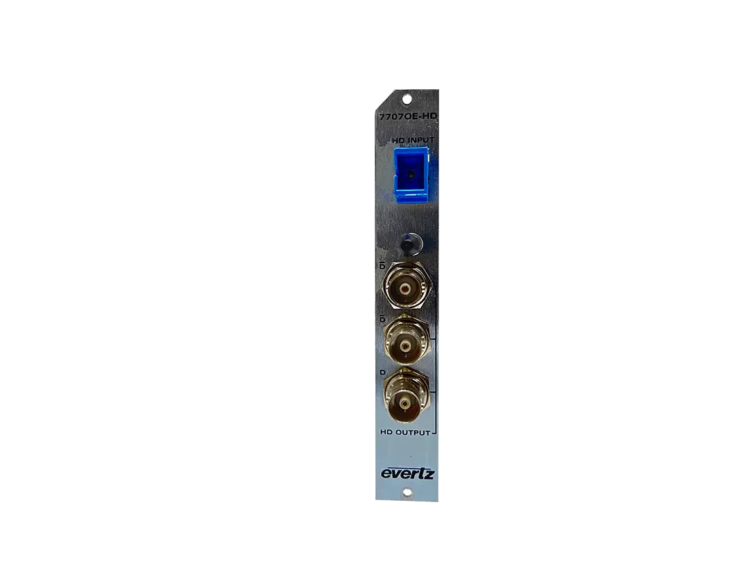 Evertz 7707OE-HD HD Optical to Electrical Converter