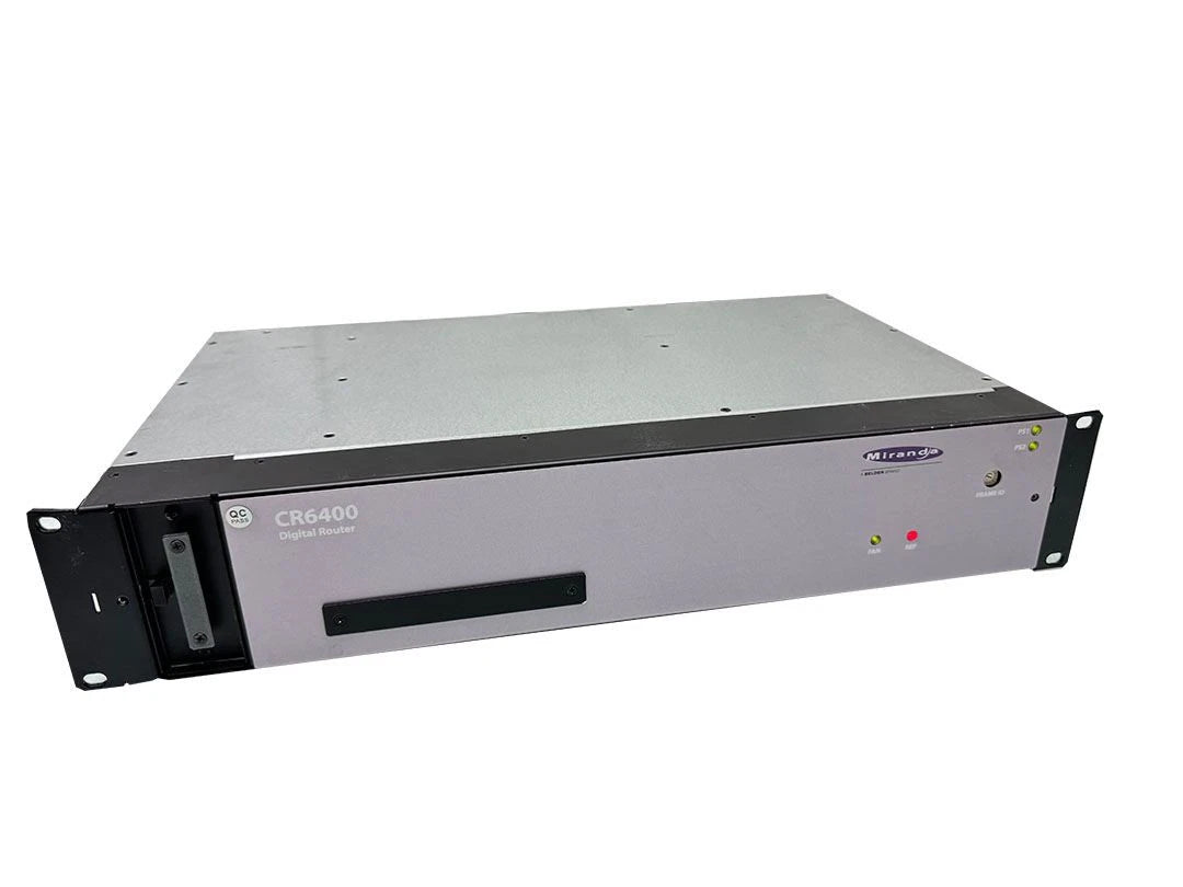 Miranda CR6464-3GIG 64x64 Single Link 3G HD Serial Digital Video Router