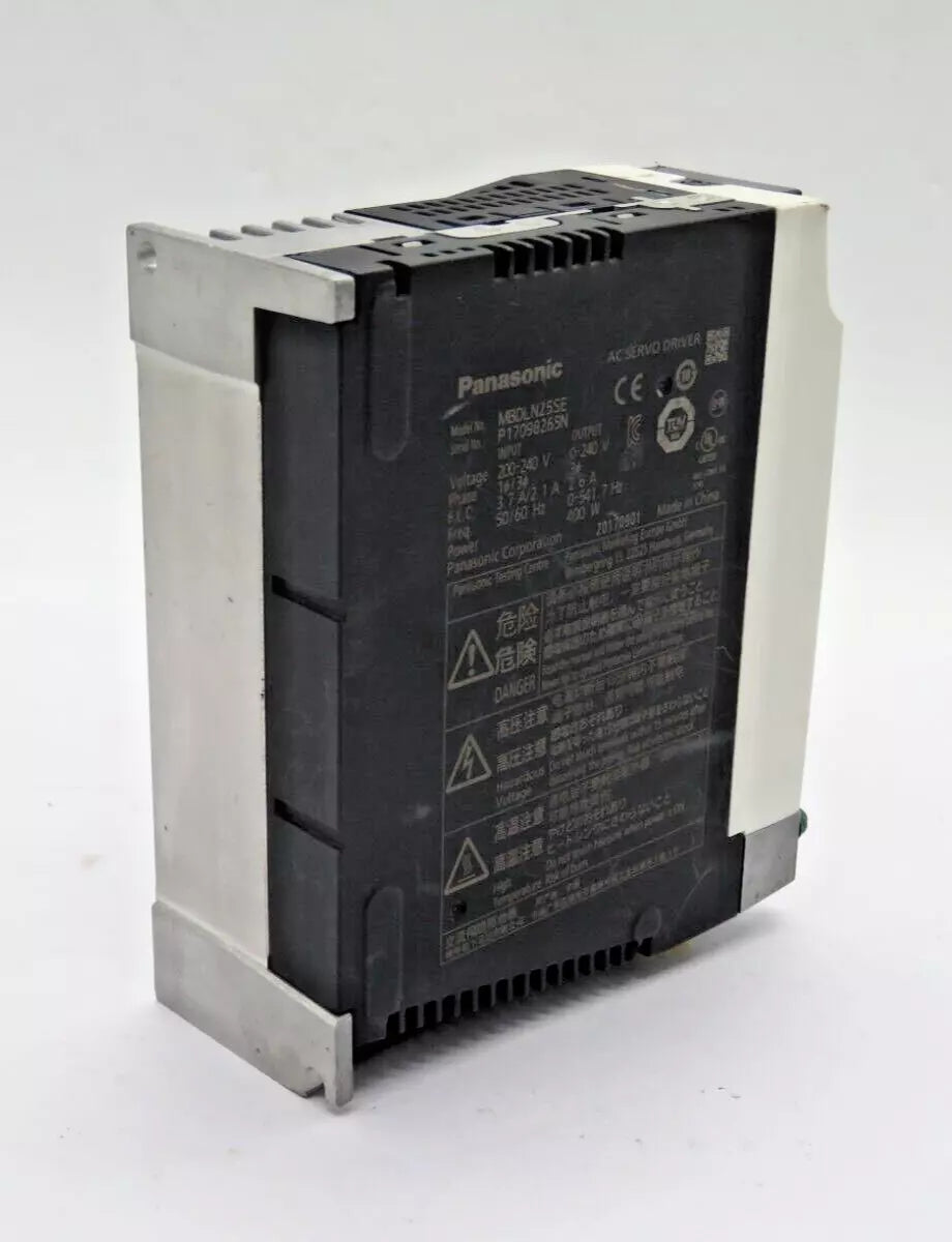 Panasonic MBDLN25SE AC Servo Drive 400W 0-240V 2.6A 1/3 Phase Tested