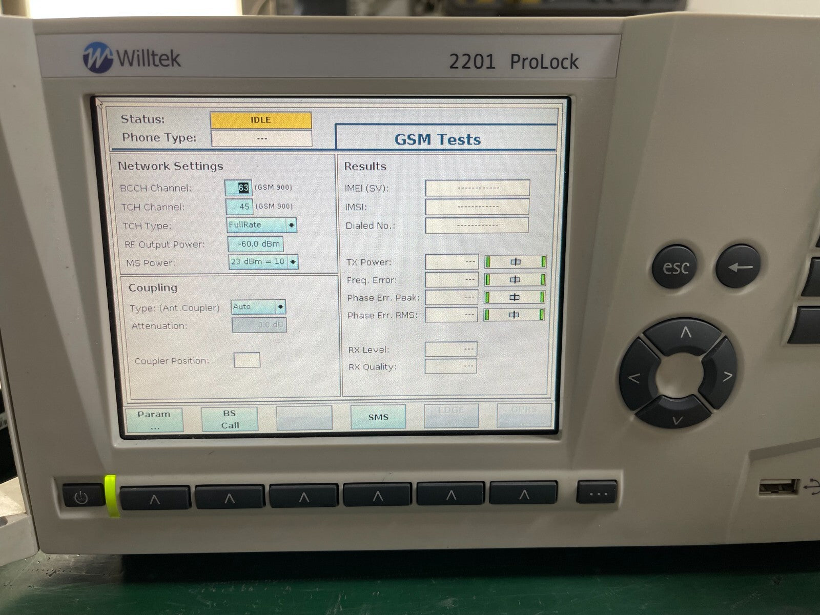 Willtek 2201 ProLock 2G test set - XG eqpt