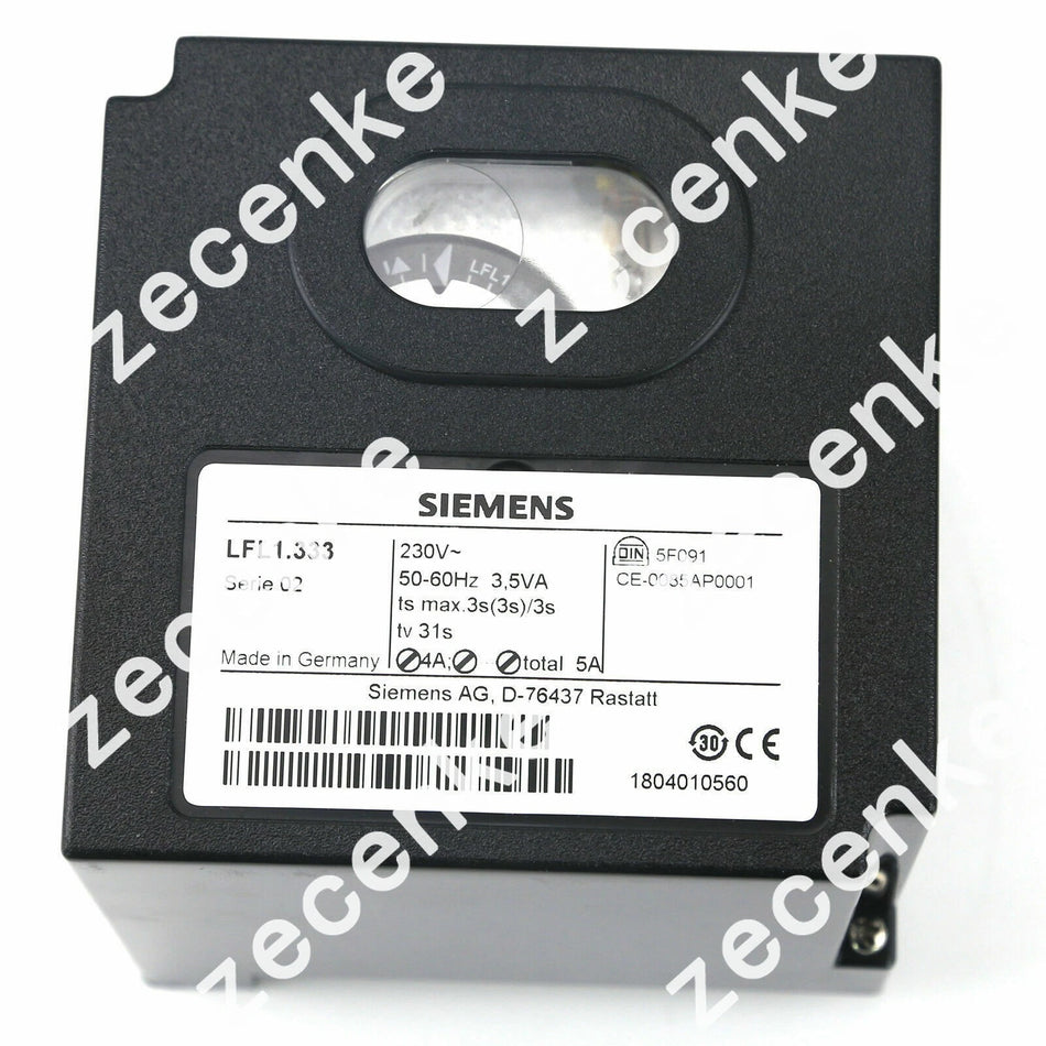 SIEMENS LFL1.333 Gas Burner Program Controller Serie 02 - New One
