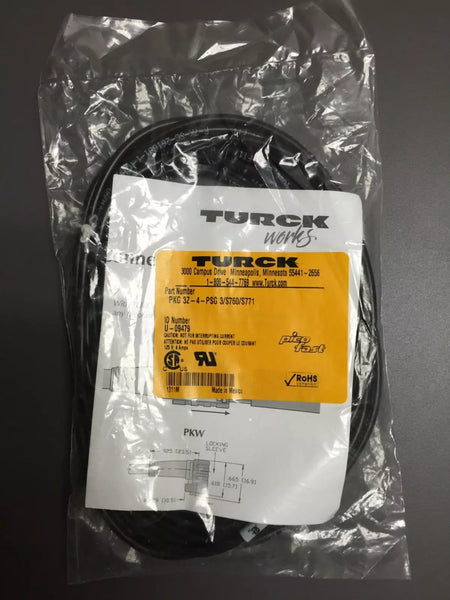 Turck PKG 3Z-5-PSG 3-S760-S771, U-09480 Sensor Cordsets & Receptacles, 5M