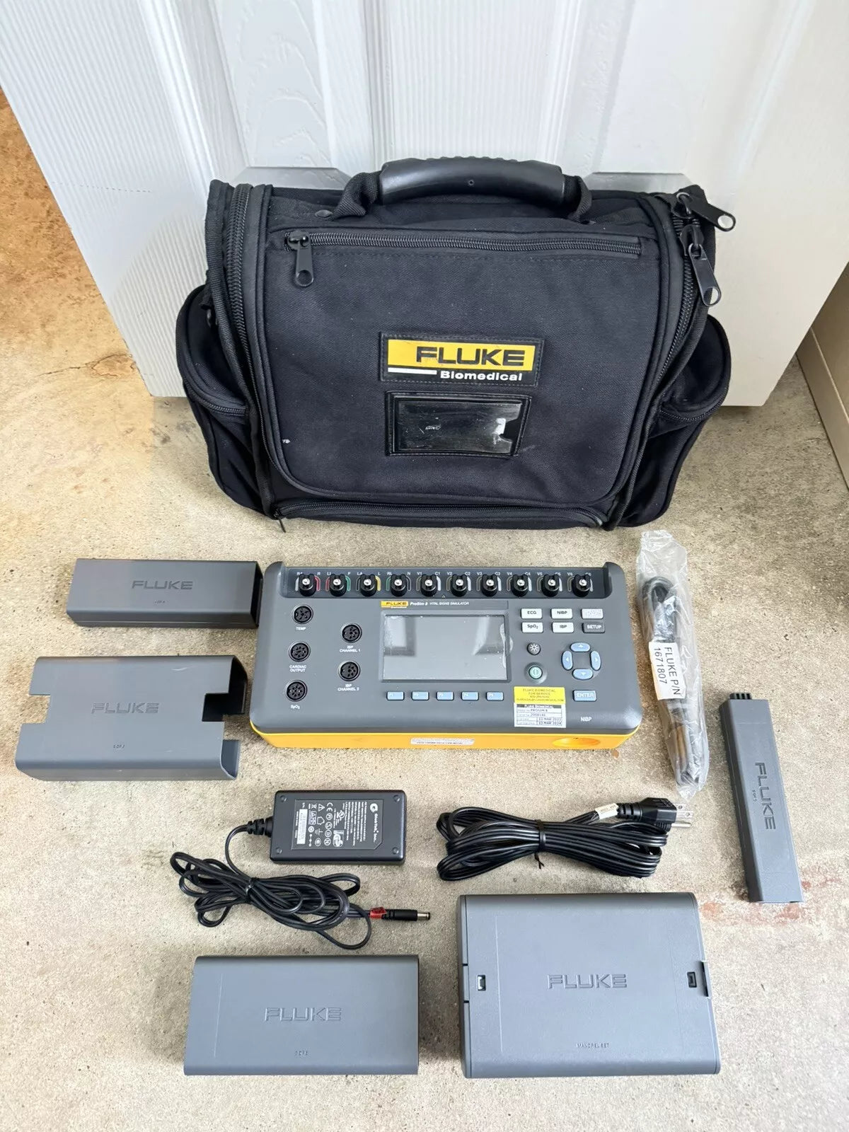 Prosim8 Rear Panel Fluke Biomedical ProSim 8 Vital Signs Simulator (Calibrated 2024) – XG eqpt