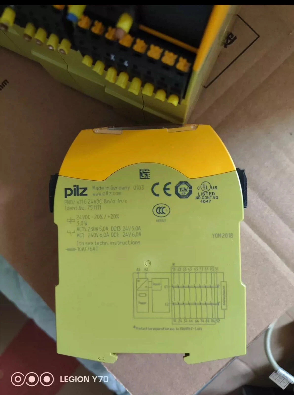 PILZ PNOZ S11 C 751111 24VDC Safety Relay Module