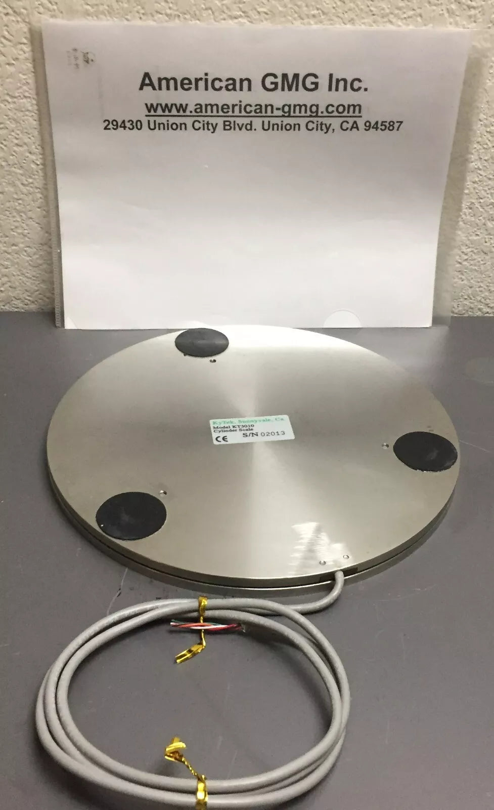 KyTek KT3010 Digital Cylinder Scale for Accurate Weight Measurement