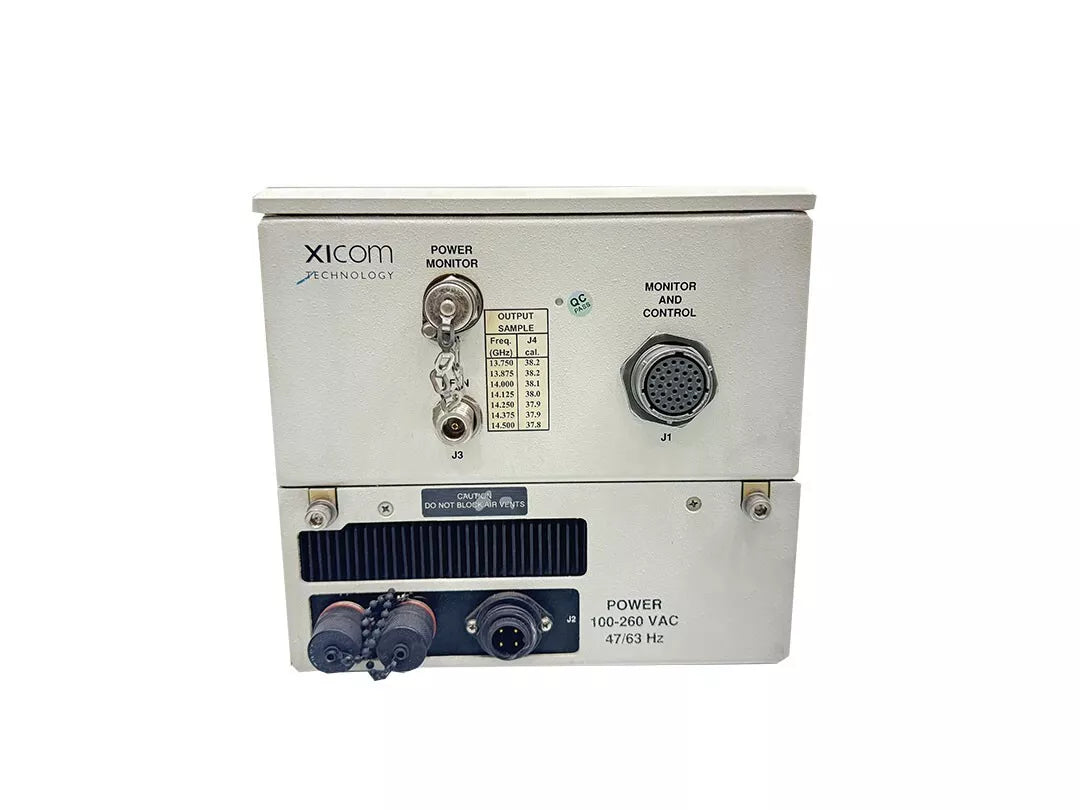 Xicom XT-100K Antenna Mount Amplifier 13.75 to 14.5 GHz with Power Cable and NMC