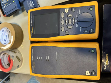 Fluke Networks DTX-1800 Cat6 Cat6a Test Set with DTX-PLA002 & DTX-CHA002