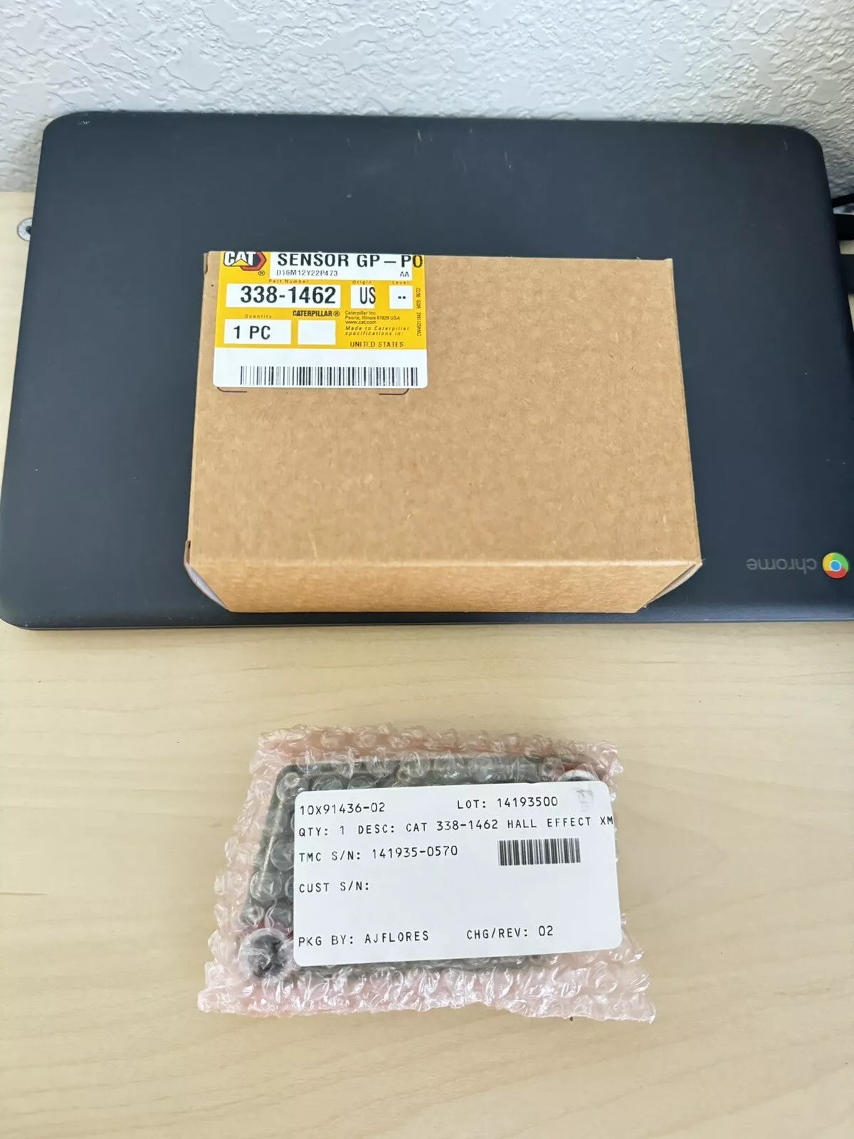 CAT 338-1462 Direct Current Position Sensor (New Sealed)
