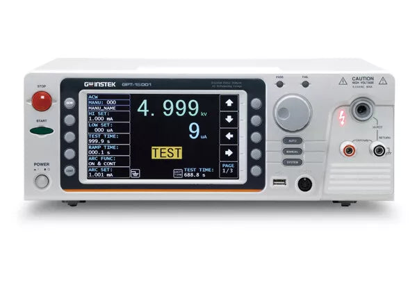 GW Instek GPT-15004 Safety Analyzer Tester Hi-Pot 500VA AC/DC/IR/GB/GC