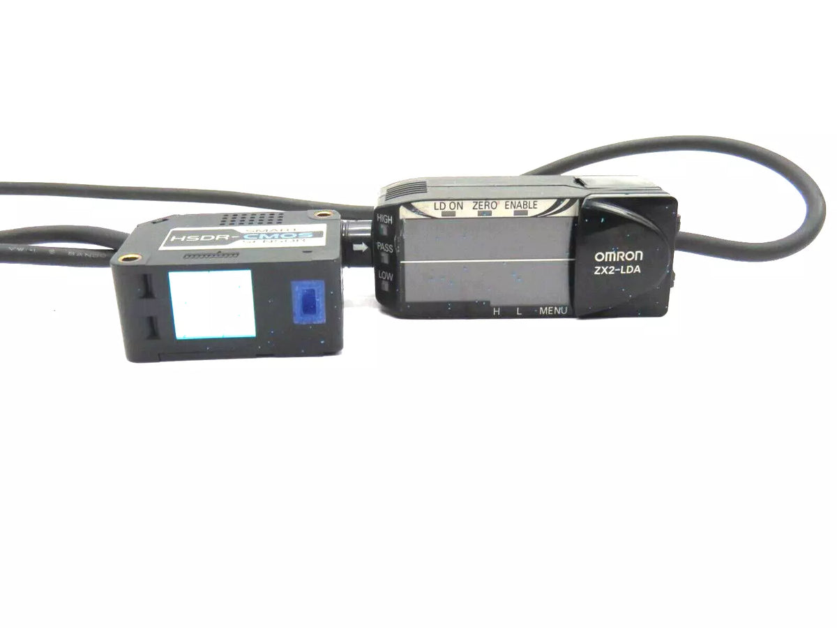 Omron ZX2LDA41 Laser Displacement Sensor with ZX2LD50 ZX2 Sensor Head