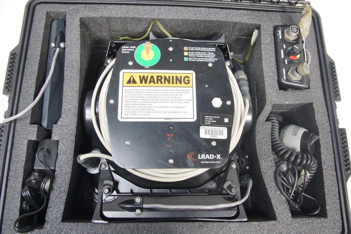 LRAD 100X Hailing P.A. System / Long Range Acoustic Device 140dB 600m Megaphone