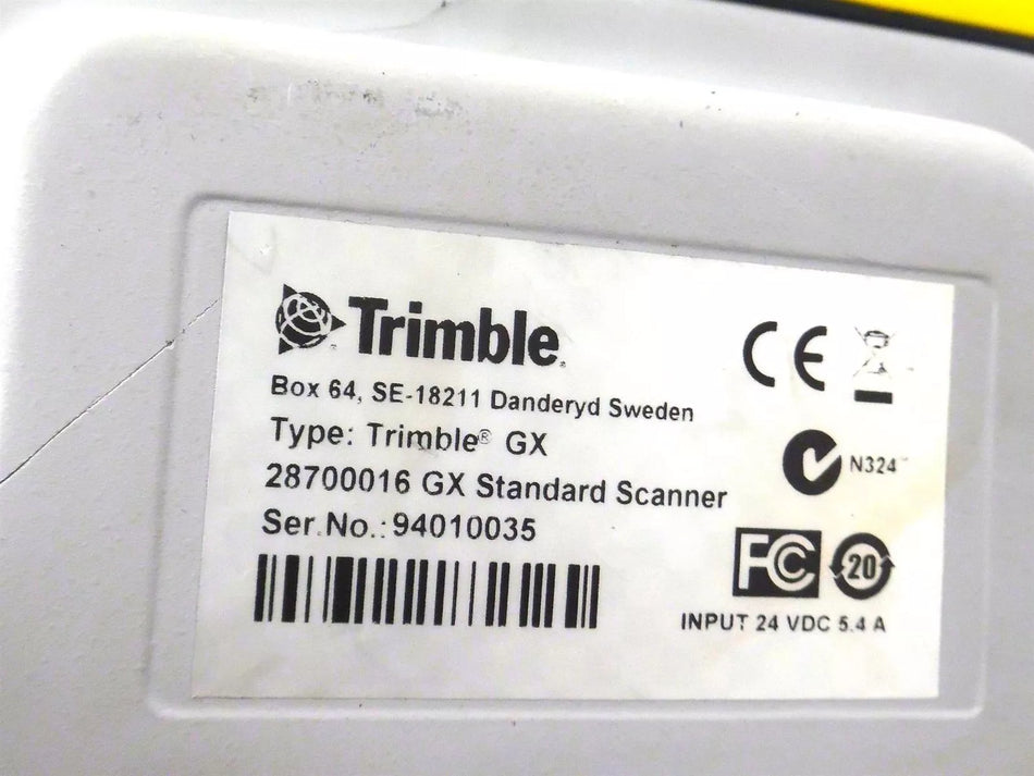 Trimble GX 28700016 GX Standard Scanner - Versatile Tool for Accurate Scanning