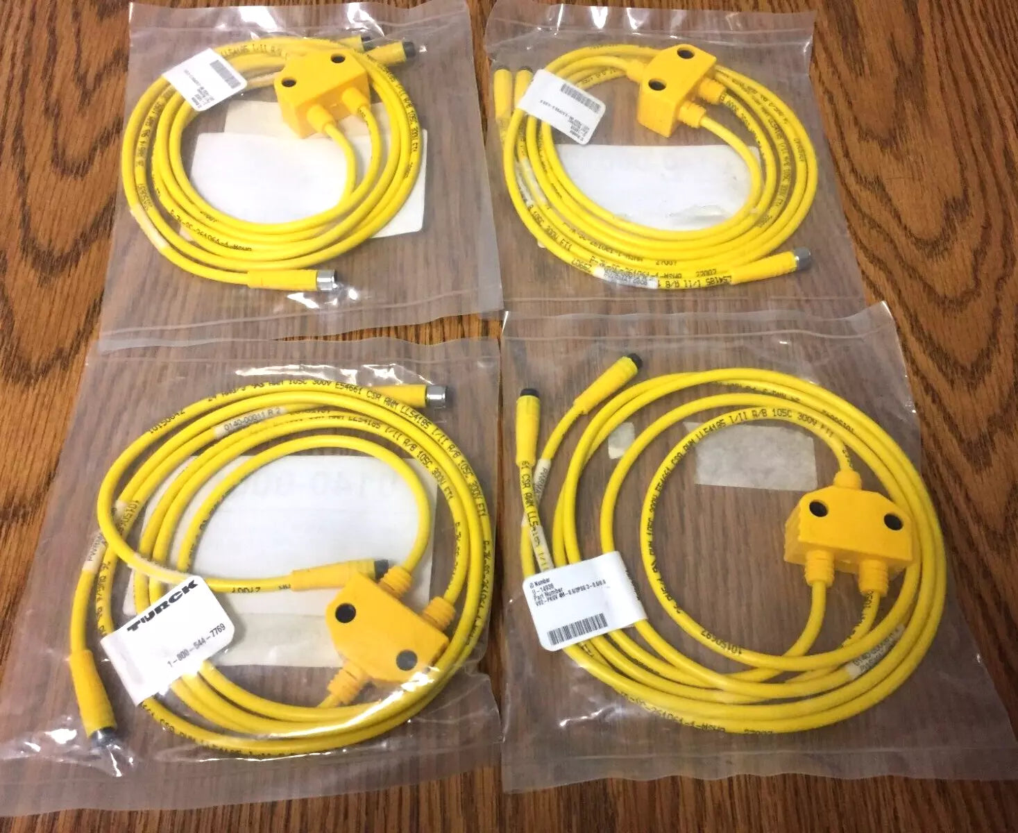 Turck VB2-PKGV 4M-0.6/2PSG 3-0.6/0.6 Pump Pressure Splitter Twin Cable for CDC