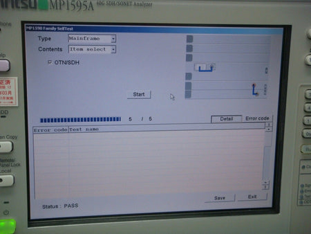ANRITSU MP1595A /02/03 40Gbps SDH/SONET Analyzer