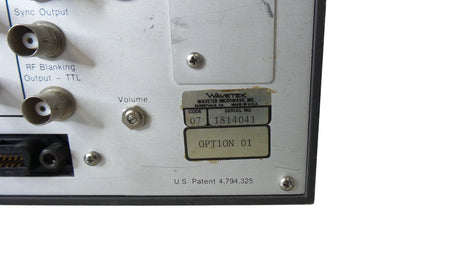 Wavetek 8502A Peak Power Meter 