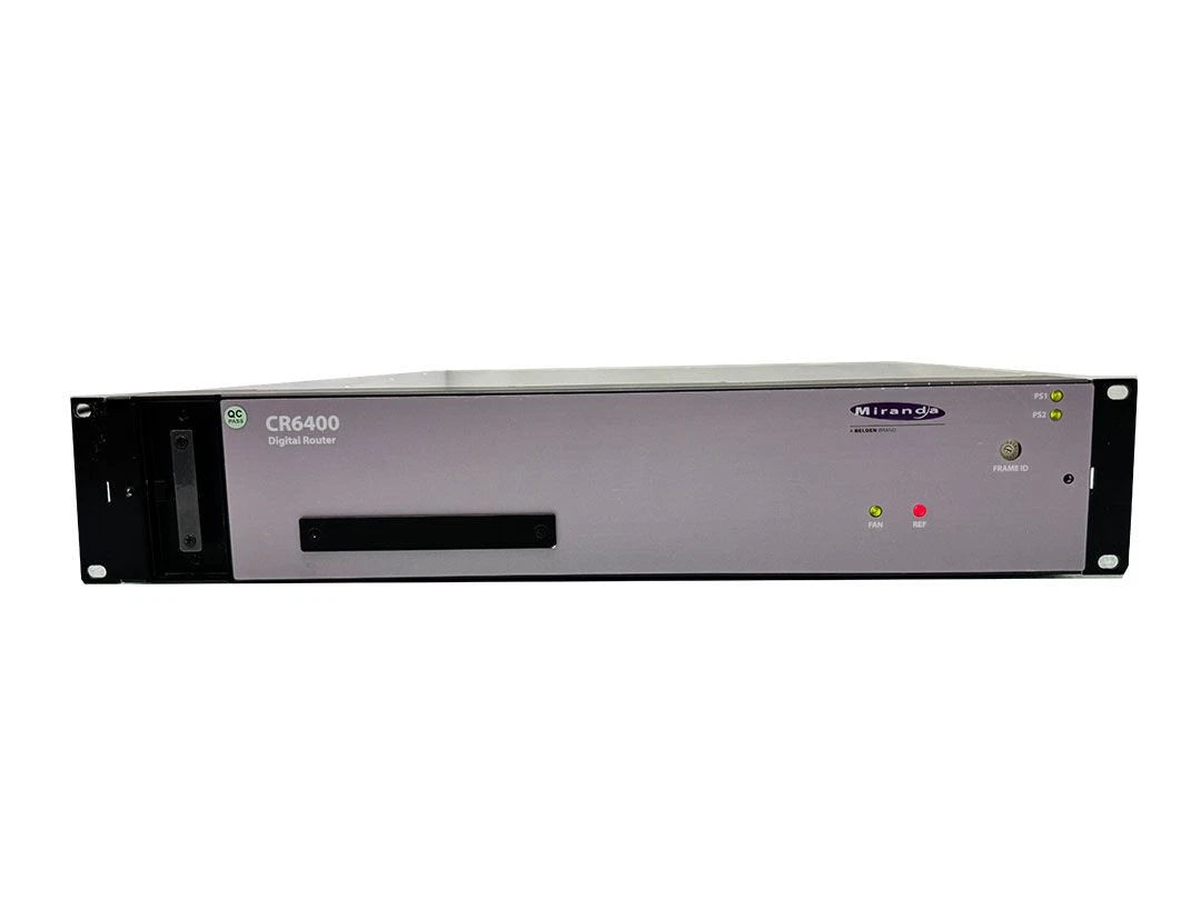 Miranda CR6464-3GIG 64x64 Single Link 3G HD Serial Digital Video Router