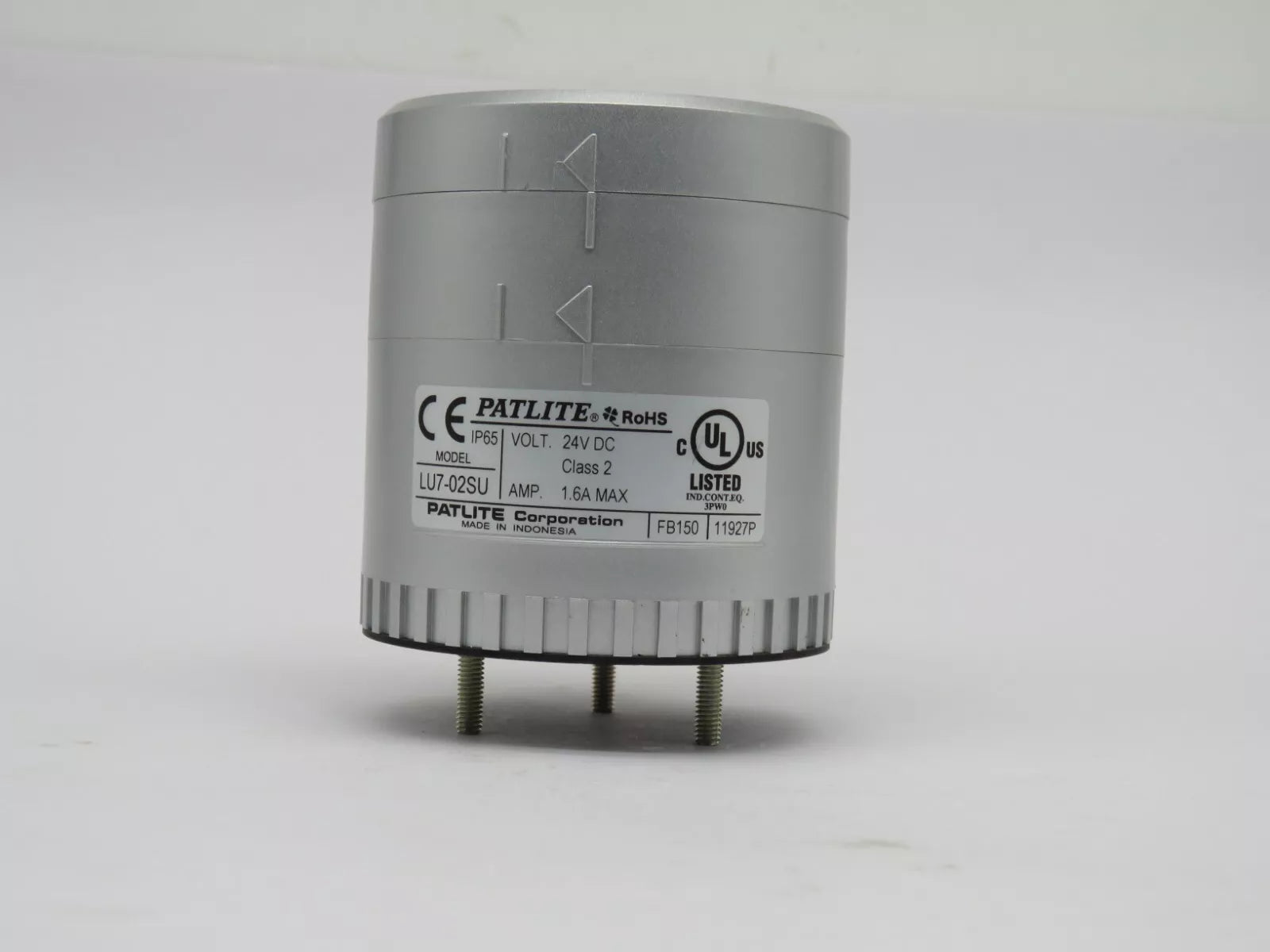 Patlite LU7-02SU Signal Tower Base Module Direct Mount 24V DC