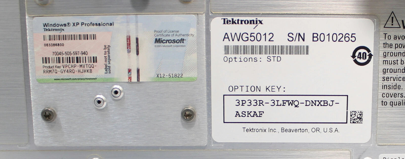Tektronix AWG5012 1.2 GS/s Arbitrary Waveform Generator