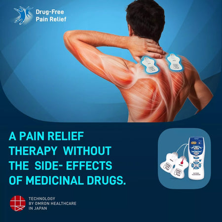 OMRON HV-F127 Nerve Stimulator Pain Relief Therapy Device Compact Portable