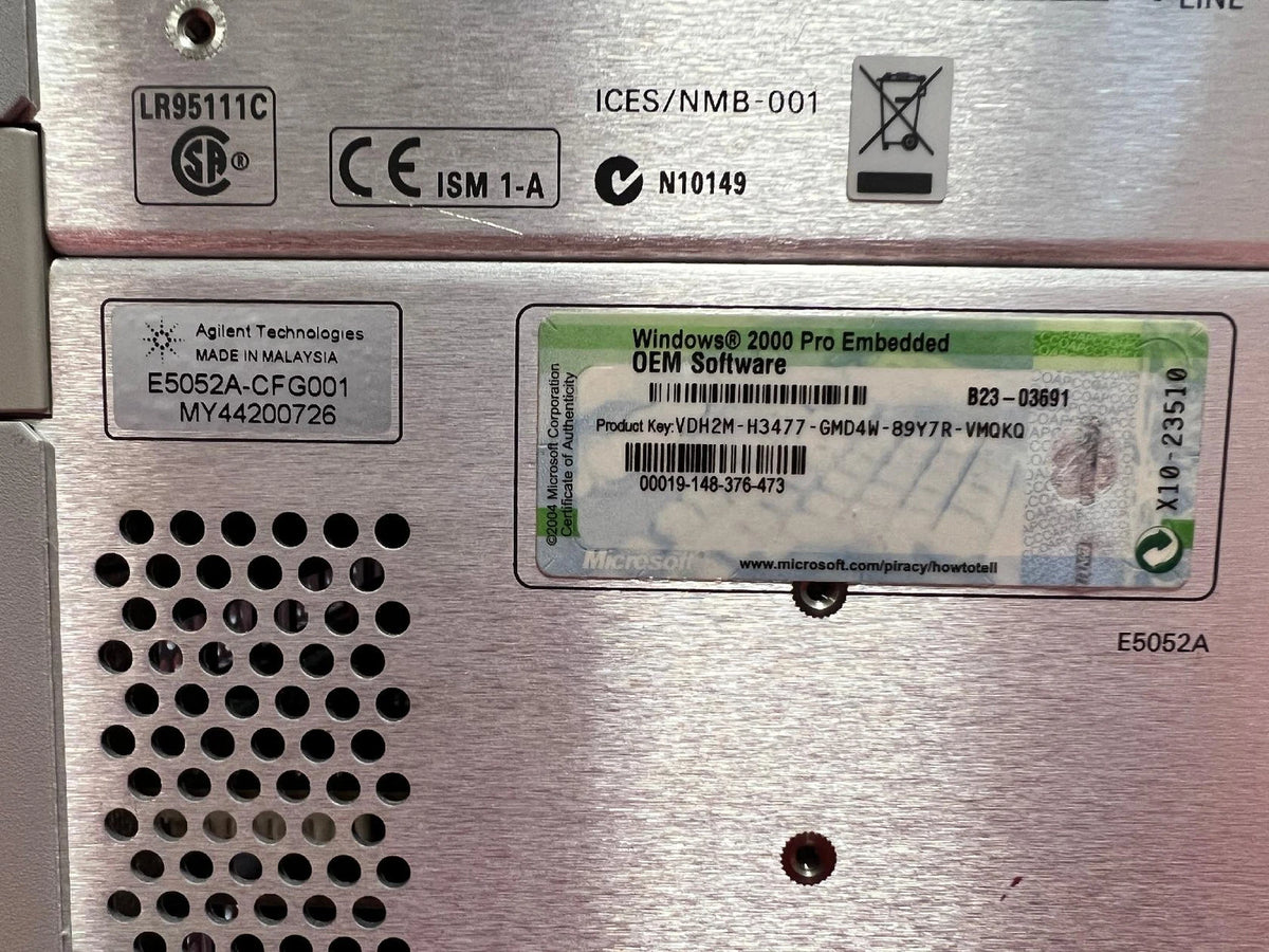 Agilent/Keysight E5052A Calibrated Signal Source Analyzer