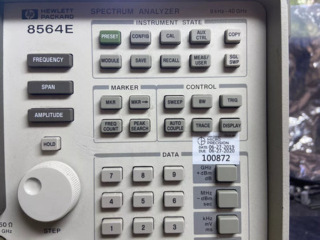 HP Agilent 8564E/EC 20Hz-40GHz with Color LCD, Opt. 6, 7, Calibrated