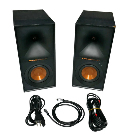 Klipsch R-40PM Powered Bookshelf Speakers (Pair) - Black - Free Shipping.