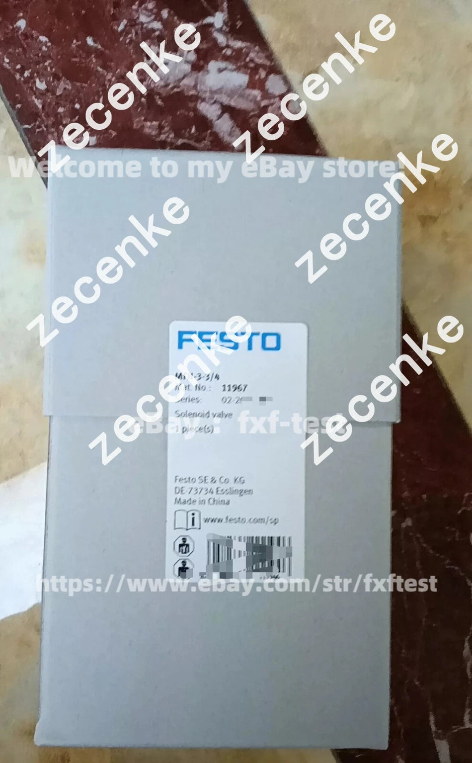 Brand New Festo MFH-3-3 4 11967 in Box#pe