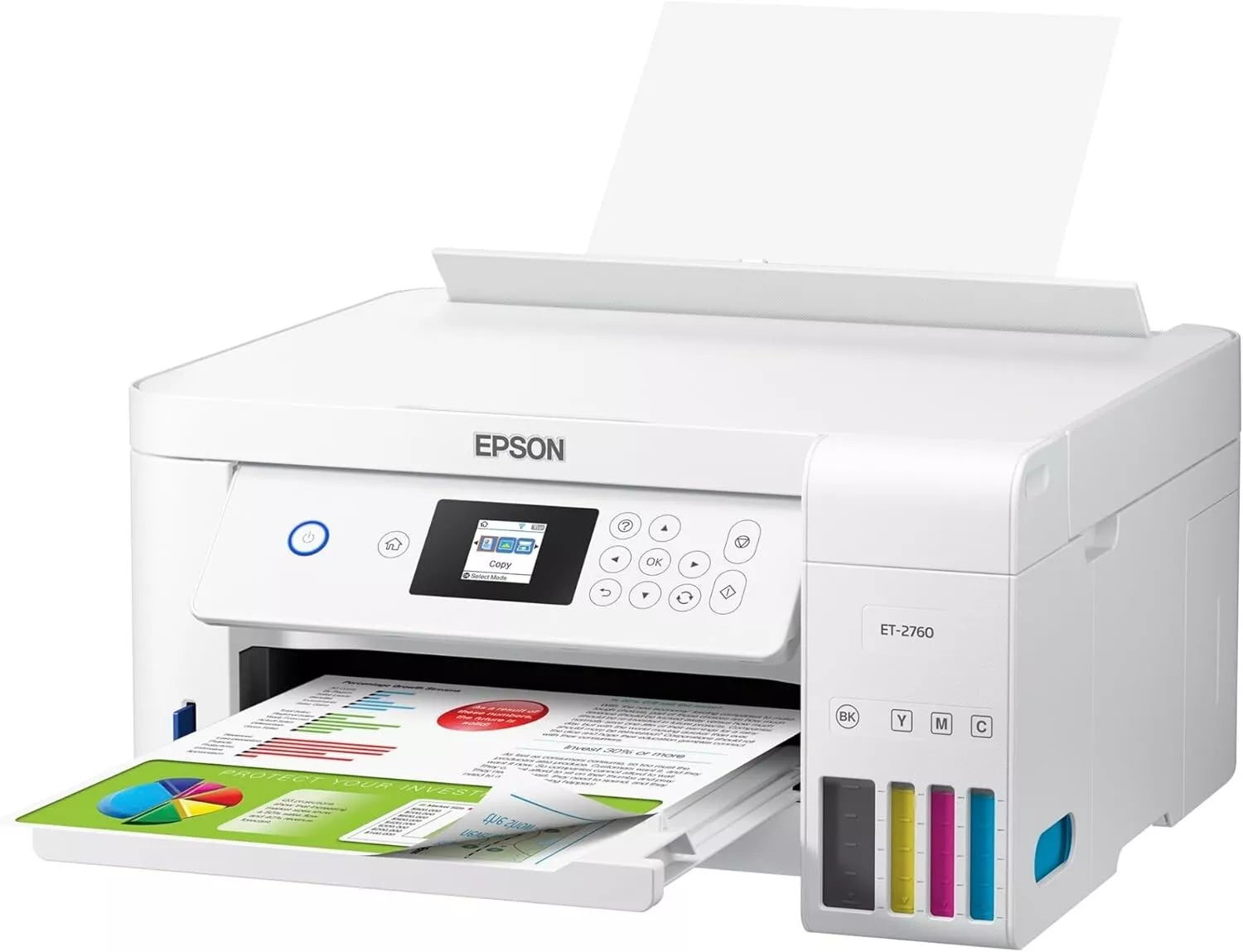 EPSON EcoTank ET-2760 Wireless Color All-in-One Supertank Printer