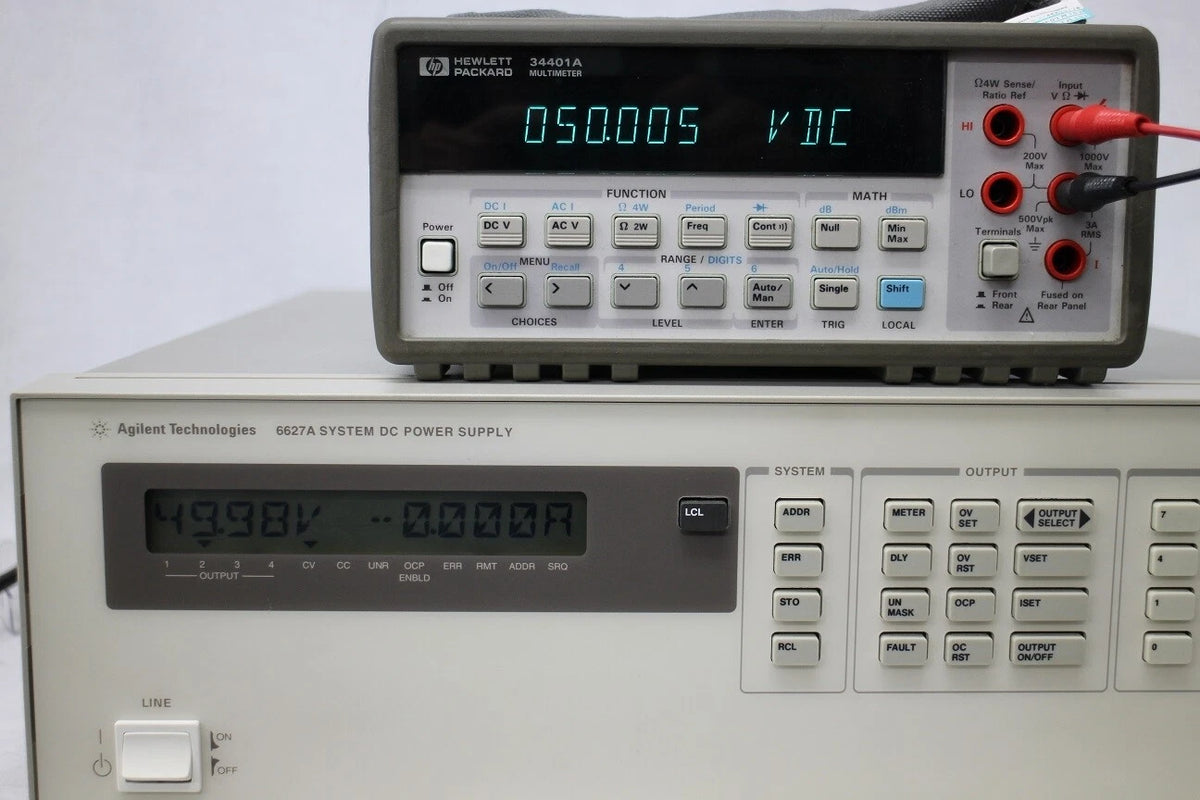 Agilent 6627A 0-50V 2A 4ch System DC Power Supply