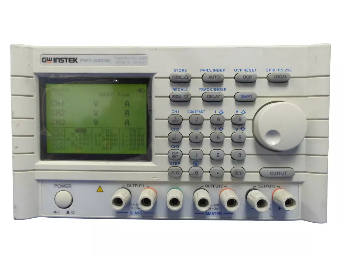 GW Instek PST-3202 Triple-Output Programmable DC Power Supply