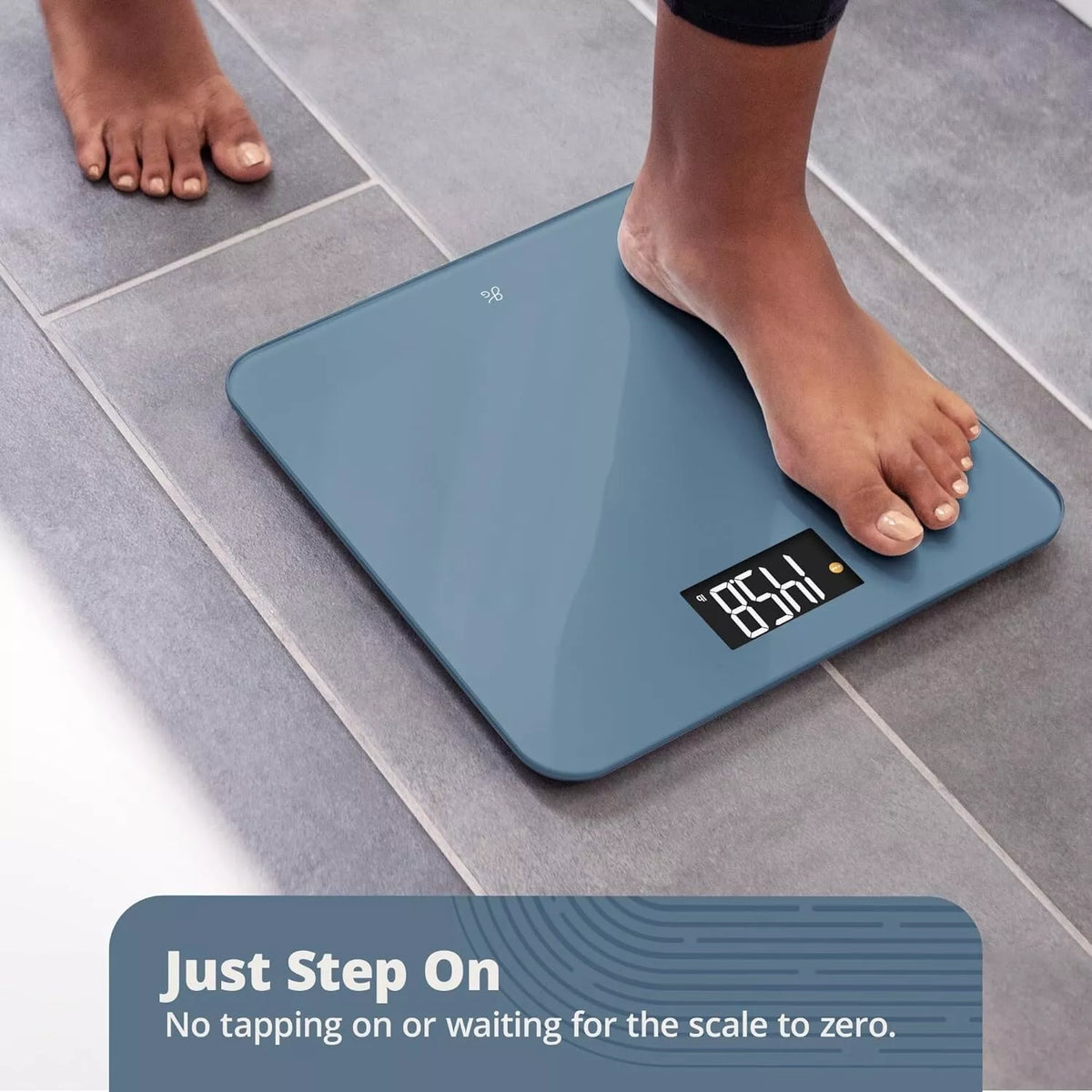 Digital AccuCheck Bathroom Scale 400lbs Capacity with Batteries