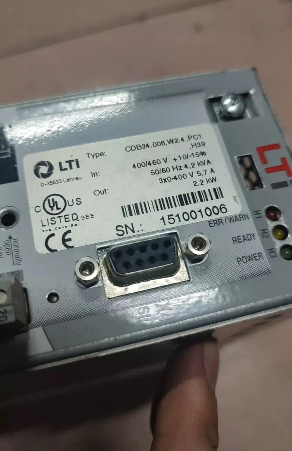 Industrial Quality Control Camera CDB34.006 with W3.0.PC1 Support